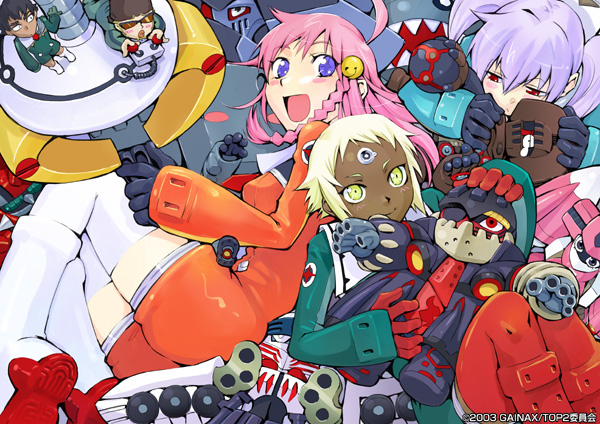 nono, lal'c mellk mal, tycho science, nichola vacheron, and casio takashirou (top wo nerae! and 1 more) drawn by konchiki