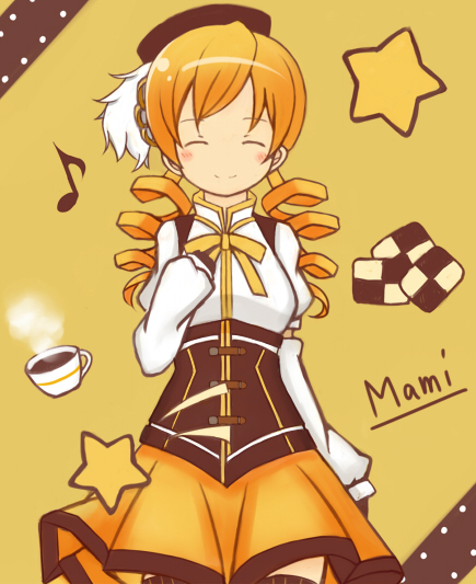 tomoe mami (mahou shoujo madoka magica) drawn by setsuna_(pixiv59815)