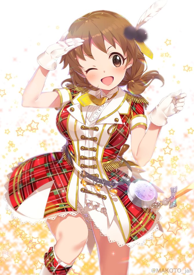 katagiri sanae (idolmaster and 2 more) drawn by mizuki_makoto