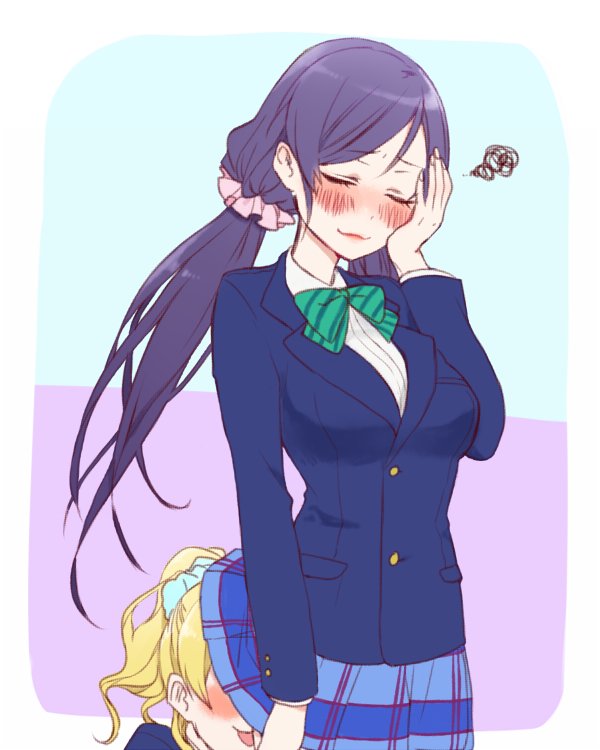 tojo nozomi and ayase eli (love live! and 1 more)