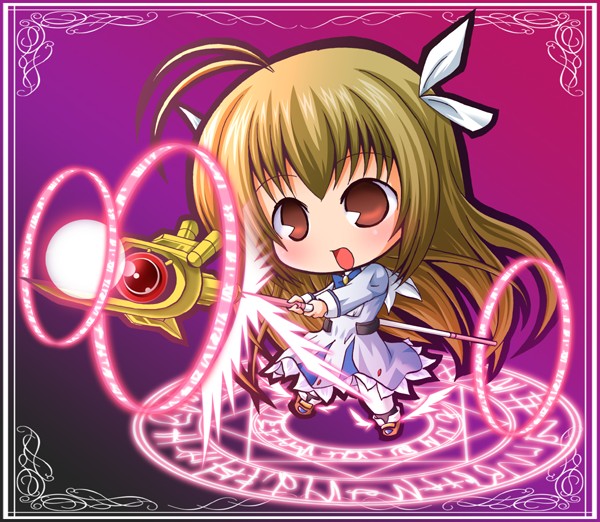 takamachi nanoha and raising heart (lyrical nanoha and 2 more)