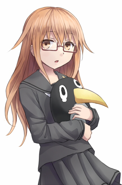 failure penguin and mochizuki (kantai collection) drawn by yuyuzuki_(yume_usagi)