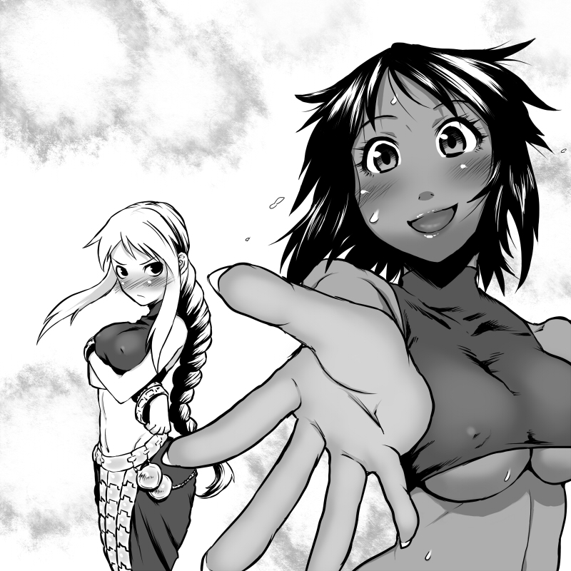 agrias oaks, dancer, and rapha galthena (final fantasy and 1 more) drawn by tsukudani_(coke-buta)