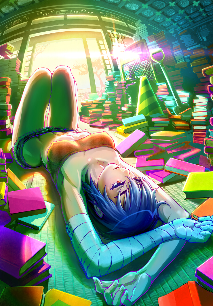 kanbaru suruga (monogatari and 2 more) drawn by haitaka