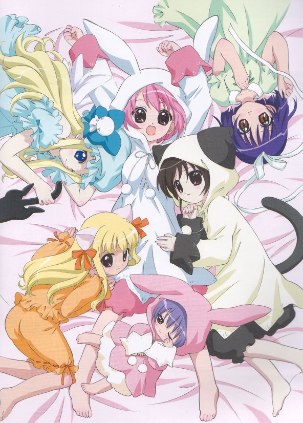 misha, shia, uematsu koboshi, nyaa-san, sasha, and 2 more (pita ten) drawn by sakai_kyuuta