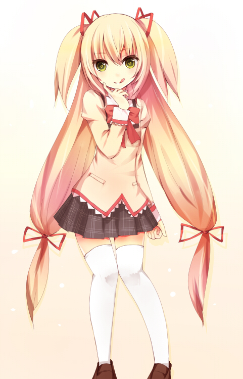 kaname madoka, platinum the trinity, and yuuki aoi (mahou shoujo madoka magica and 1 more) drawn by sun_(nayayayana)
