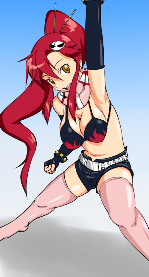 yoko littner (tengen toppa gurren lagann) drawn by puchiringo