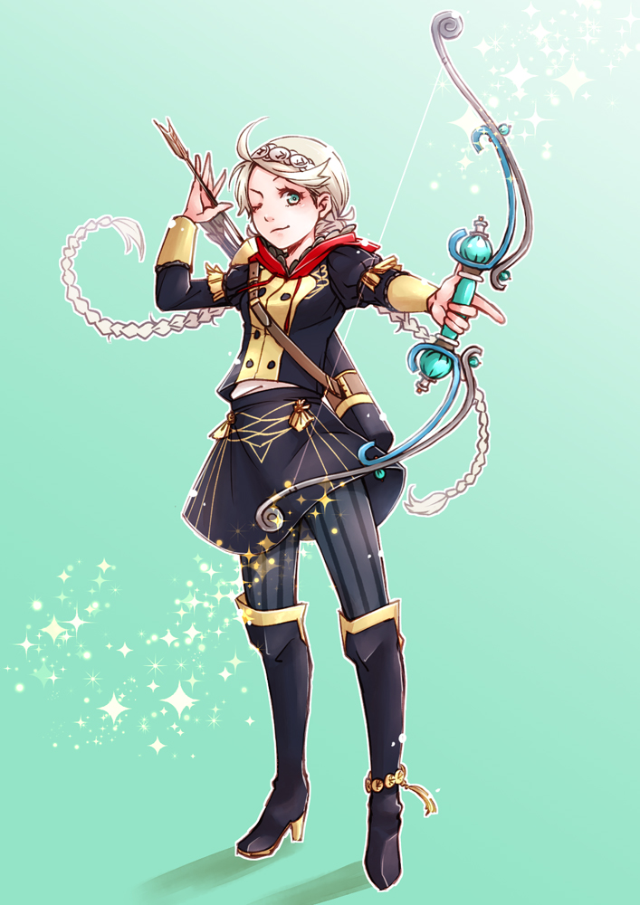 nina (fire emblem and 2 more) drawn by ebi_puri_(ebi-ebi)