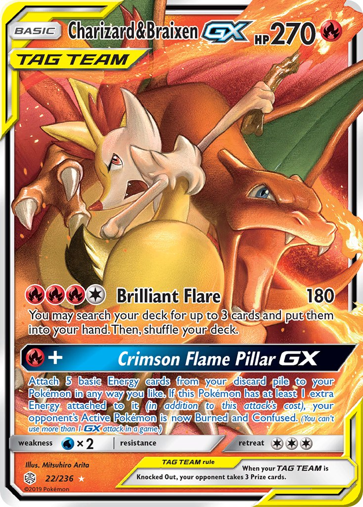 charizard and braixen (pokemon and 1 more) drawn by arita_mitsuhiro