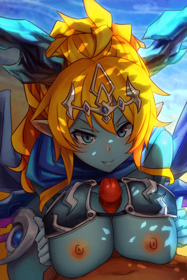 hera and hera-is (puzzle & dragons) drawn by berg-yb