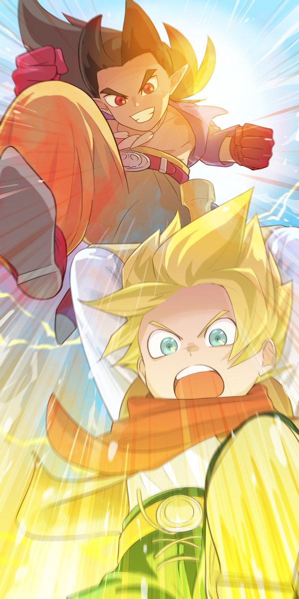 sidoh and male builder (dragon quest and 1 more) drawn by double_fake