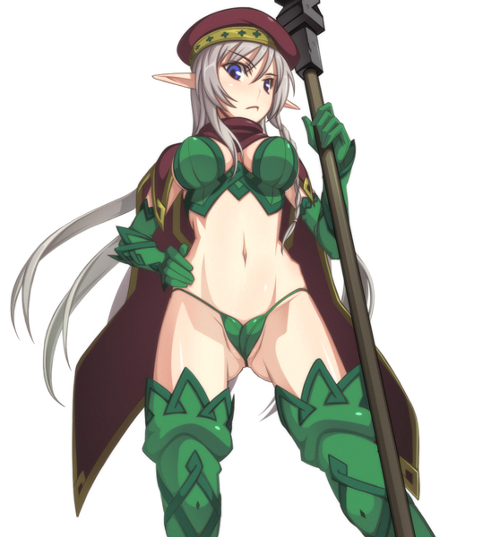 alleyne and fighting master alleyne (queen's blade) drawn by caryo and nanashino