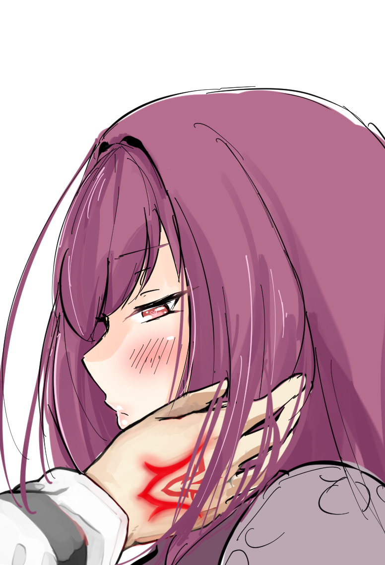 scathach (fate and 1 more) drawn by mogi_yasunobu