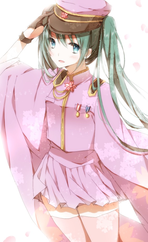 hatsune miku (vocaloid and 1 more) drawn by hiro_(hirohiro31)