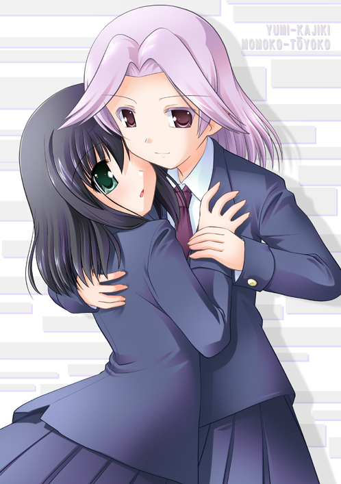 touyoko momoko and kajiki yumi (saki) drawn by sumeragi_kou