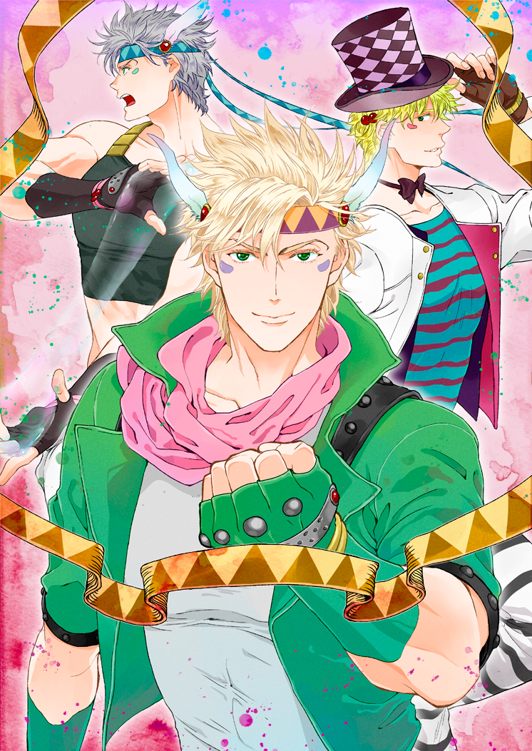 caesar anthonio zeppeli (jojo no kimyou na bouken and 1 more) drawn by vsjojo