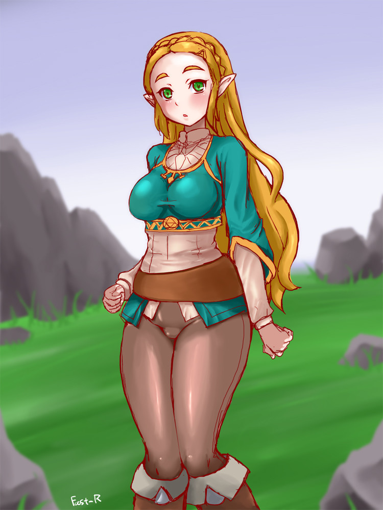 princess zelda (the legend of zelda and 1 more) drawn by fast-r
