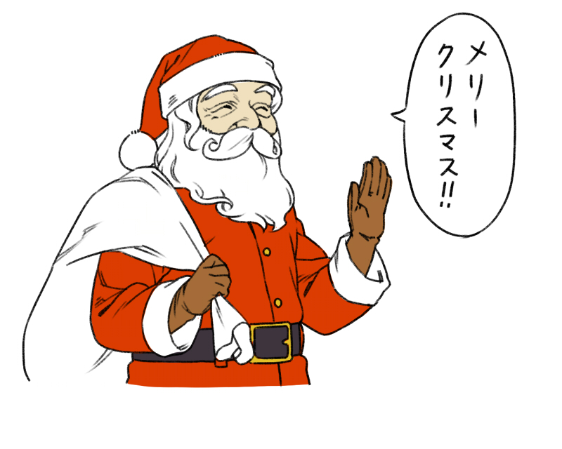 santa claus (mahou shoujo madoka magica) drawn by oda_takayuki