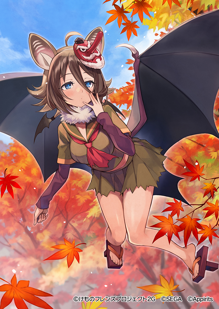 hilgendorf's tube-nose bat (kemono friends and 1 more) drawn by yuko_(uc_yuk)