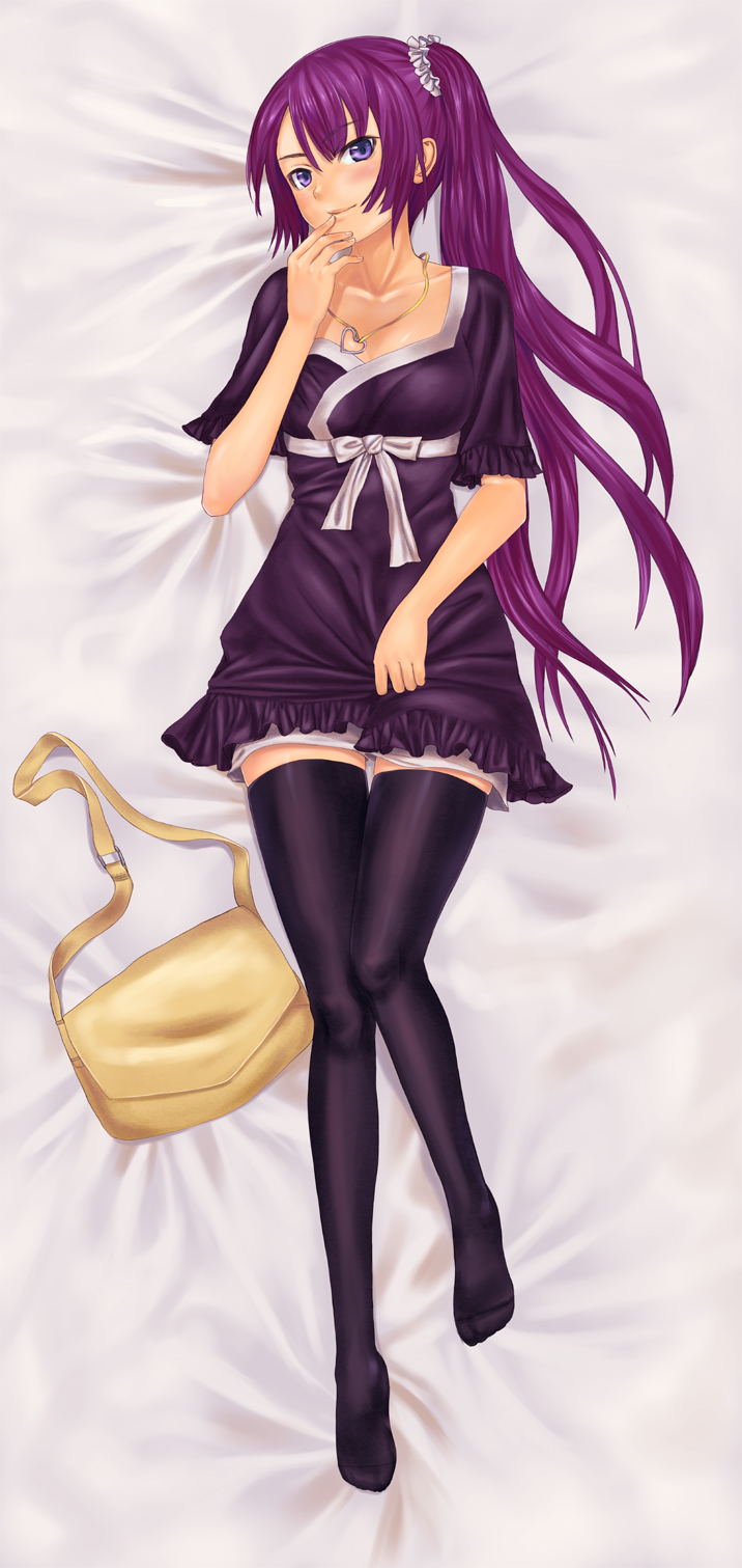 senjougahara hitagi (monogatari and 1 more) drawn by lasterk