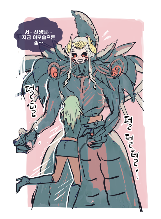 female byleth and edelgard von hresvelg (fire emblem and 1 more) drawn by goldenbarleytea