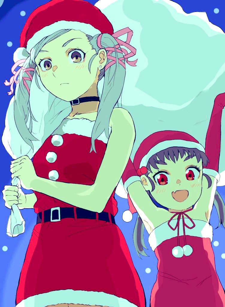 hachikuji mayoi and oikura sodachi (monogatari and 2 more) drawn by nari_(nari149528)
