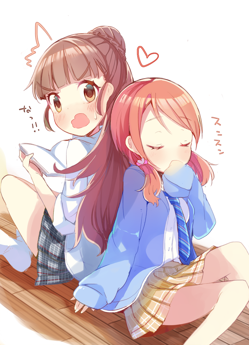hojo karen and kamiya nao (idolmaster and 1 more) drawn by yatani_row