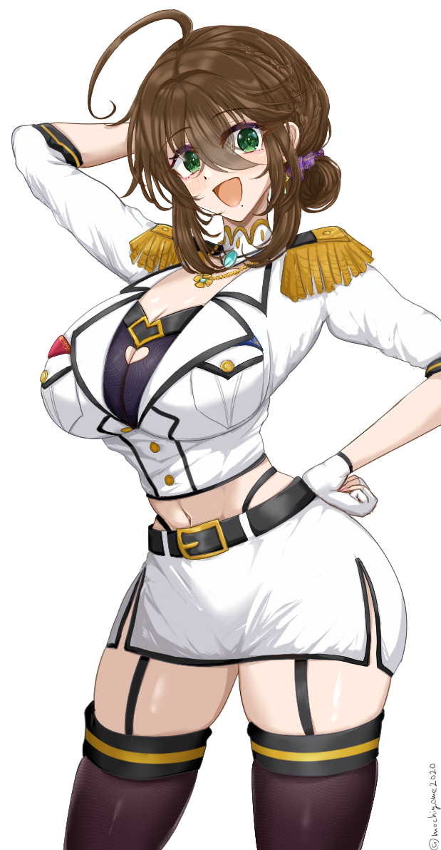 female admiral (original and 1 more) drawn by chamumi_(mochiumee)