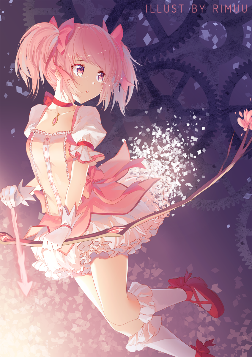 kaname madoka (mahou shoujo madoka magica) drawn by rimuu
