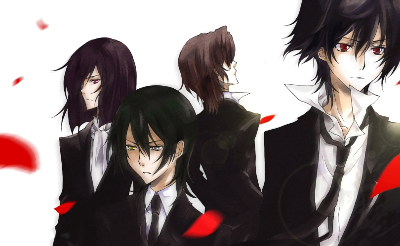 tieria erde, setsuna f. seiei, lockon stratos, and allelujah haptism (gundam and 1 more) drawn by whiteendroll