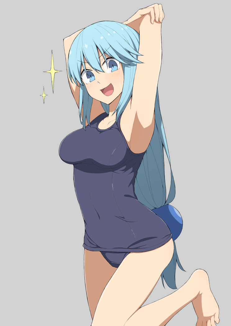 aqua (kono subarashii sekai ni shukufuku wo!) drawn by salpin