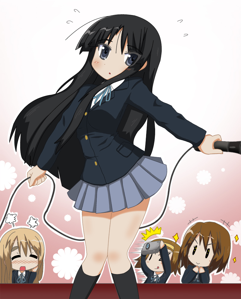 akiyama mio, hirasawa yui, tainaka ritsu, and kotobuki tsumugi (k-on!) drawn by kenjichan252