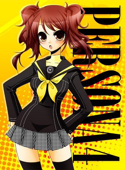 kujikawa rise (persona and 1 more) drawn by ichigou_miya