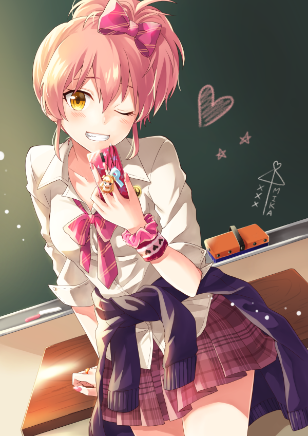 jougasaki mika and jougasaki rika (idolmaster and 1 more) drawn by bekkourico