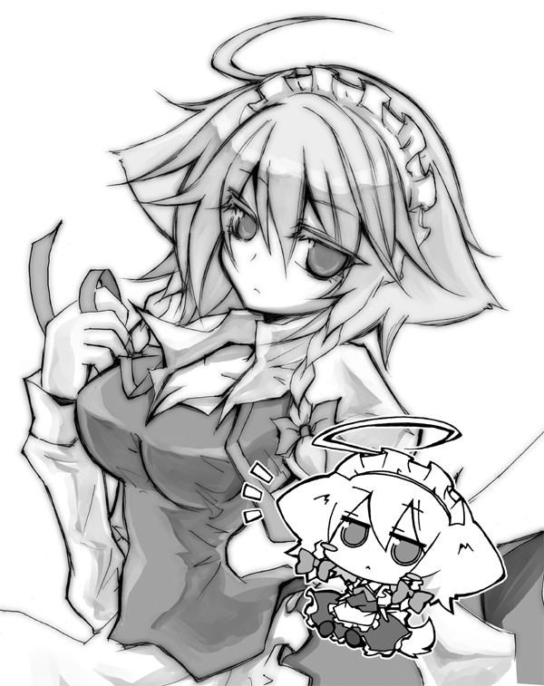 izayoi sakuya and inu sakuya (touhou) drawn by nejikirio
