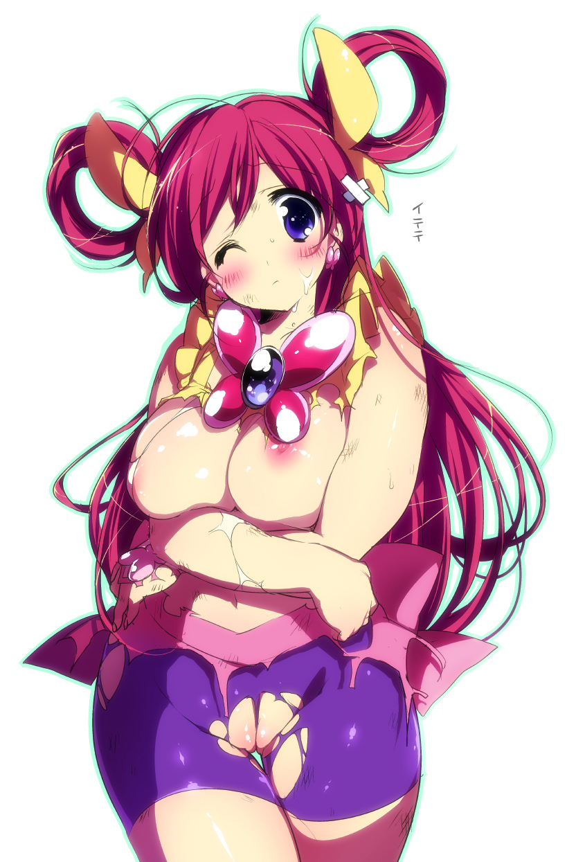 yumehara nozomi and cure dream (precure and 1 more) drawn by booch