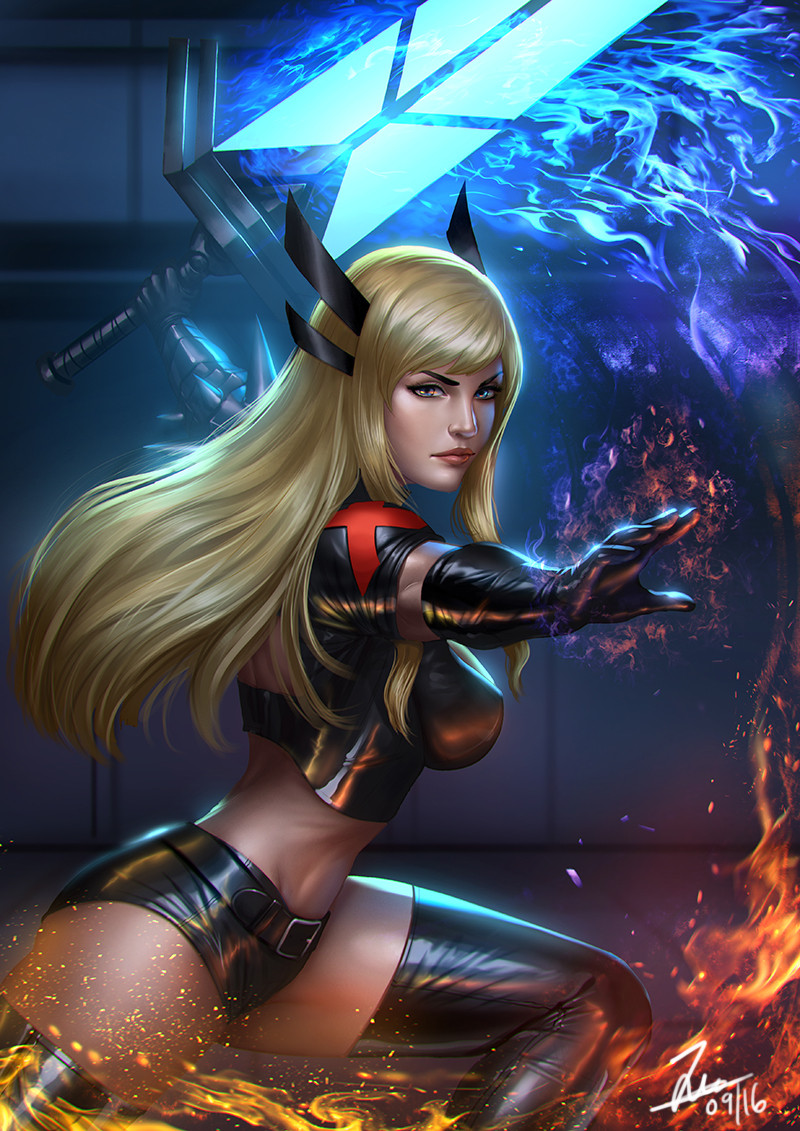 magik (marvel and 1 more) drawn by zamberz