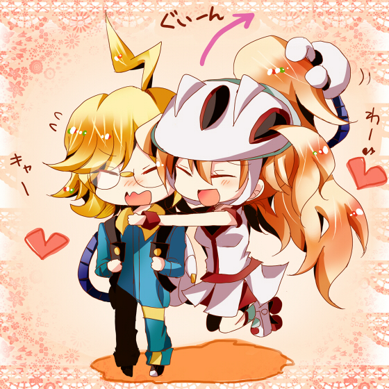 clemont and korrina (pokemon and 1 more) drawn by sofako_(miuccha)