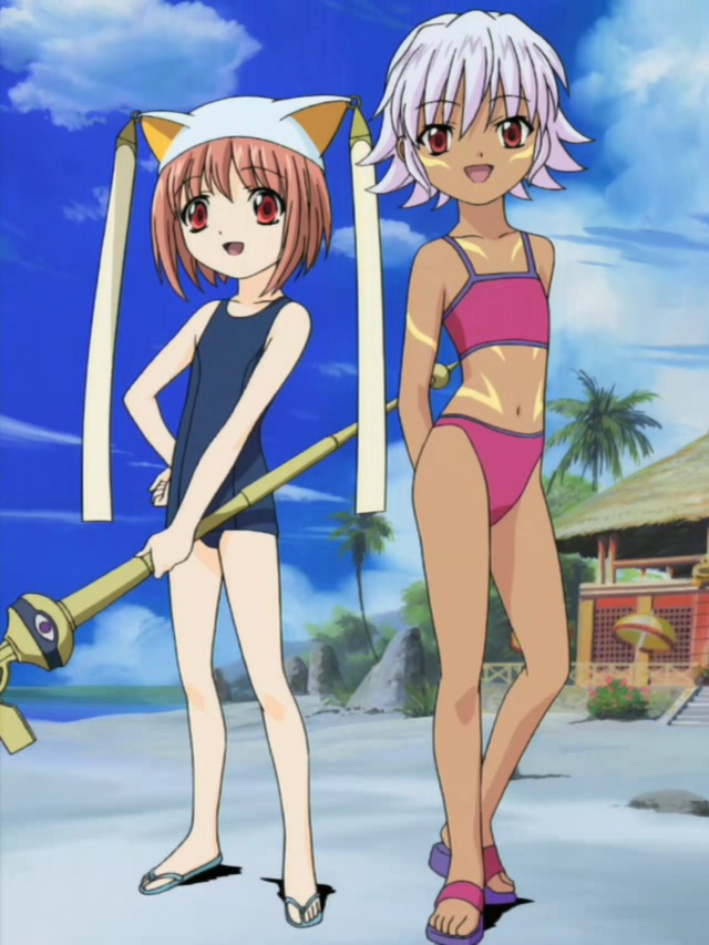 kunisaki rena and mireille (.hack// and 1 more)