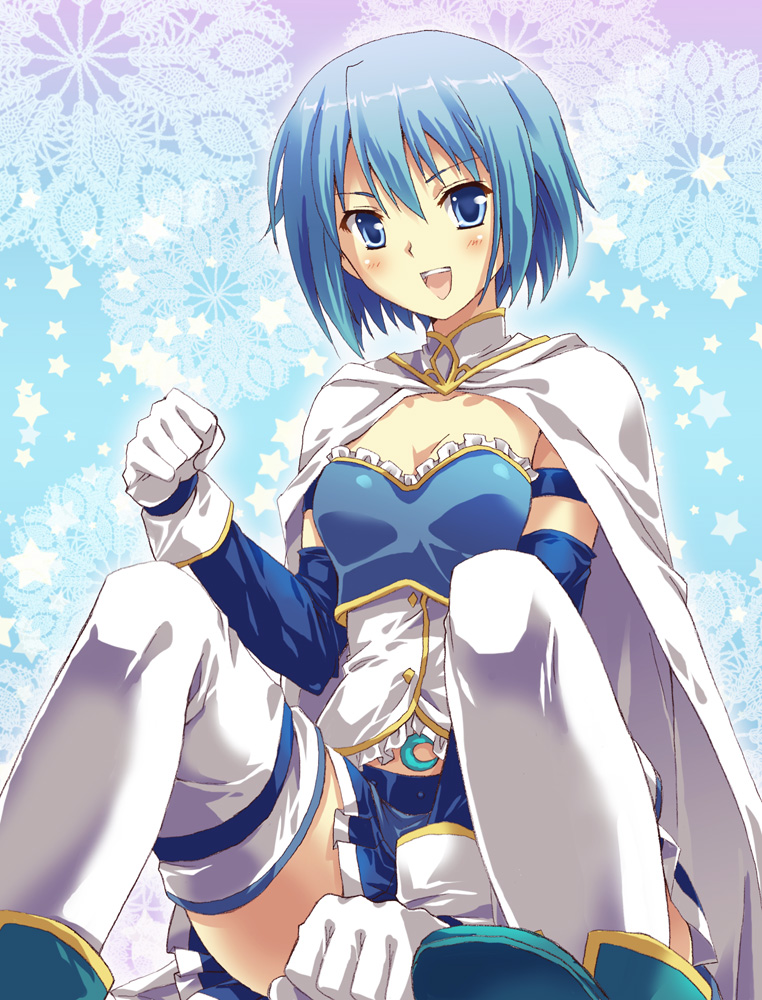 miki sayaka (mahou shoujo madoka magica) drawn by mikecha