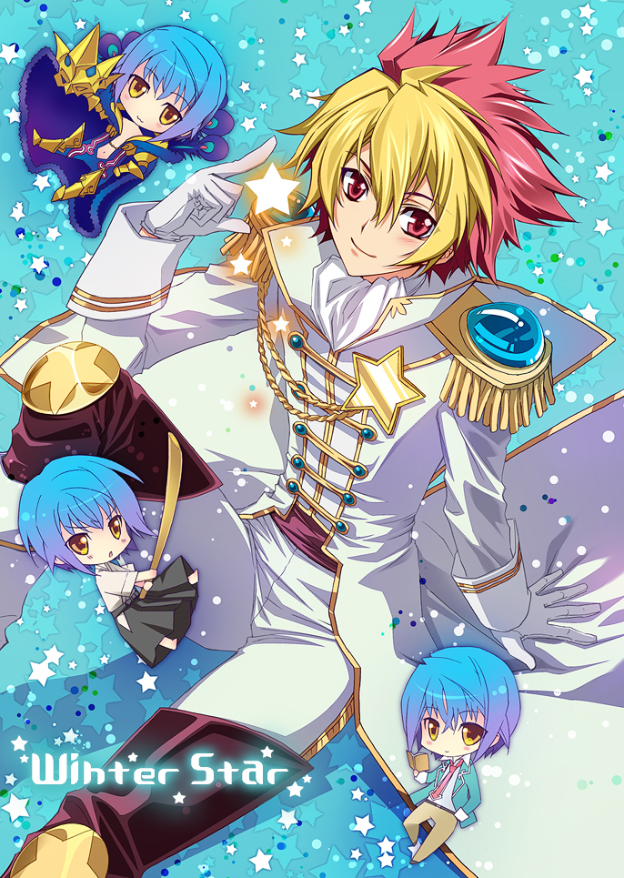 tsunashi takuto and shindou sugata (star driver) drawn by carnelian