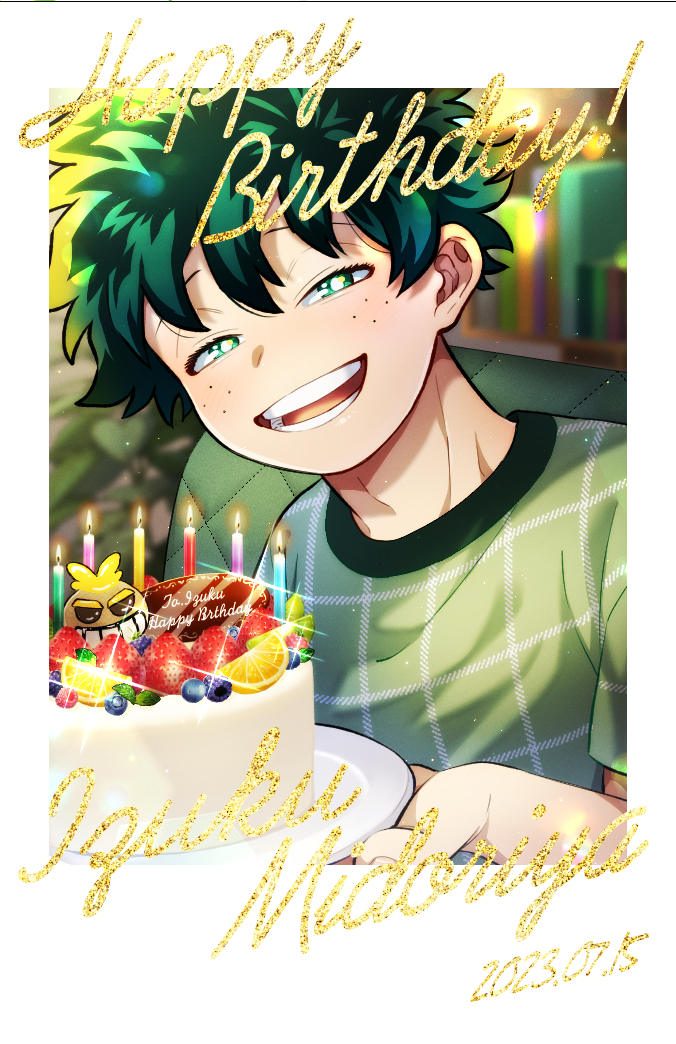 midoriya izuku and all might (boku no hero academia) drawn by misu_(ms.)
