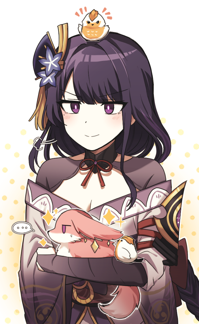 raiden shogun and yae miko (genshin impact) drawn by lix_(iroiro3843)