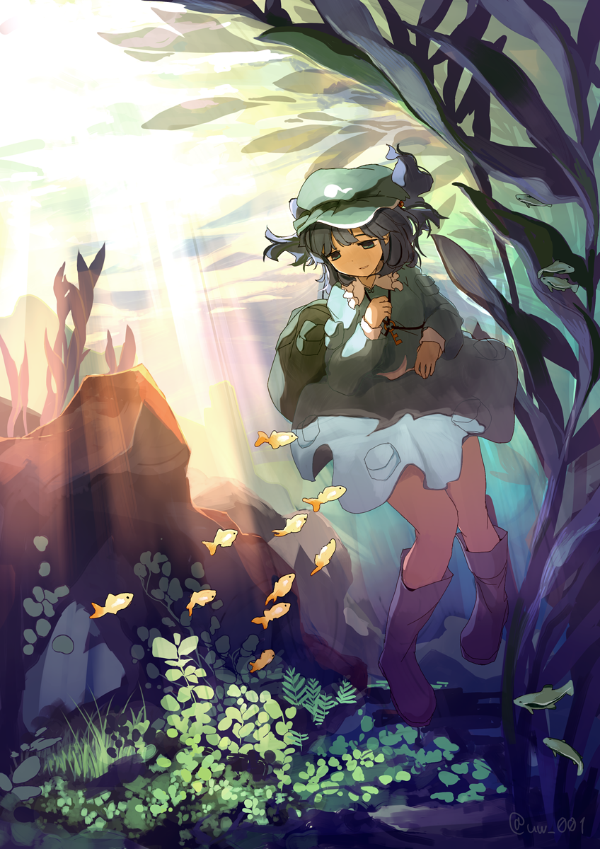 kawashiro nitori (touhou) drawn by uwa_(u_w001)
