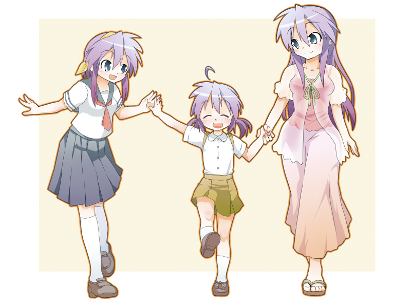 hiiragi miki (lucky star) drawn by shing_(sorairo_factory)