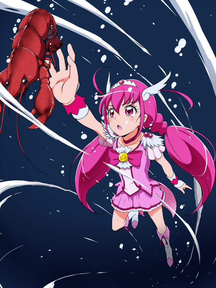 hoshizora miyuki and cure happy (precure and 1 more) drawn by tj-type1