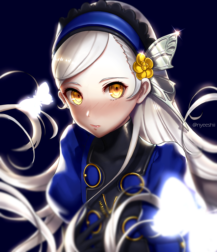 lavenza (persona and 1 more) drawn by nyeeshii