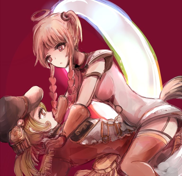 rain pow and postarie (mahou shoujo ikusei keikaku and 1 more) drawn by momxiji