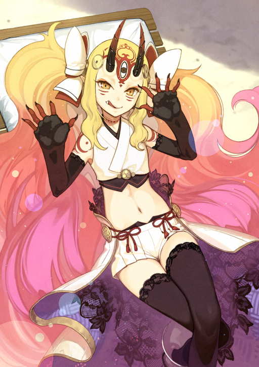 ibaraki douji (fate and 1 more) drawn by hidari_(left_side)