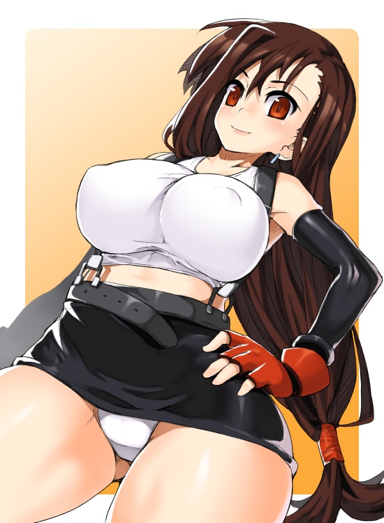 tifa lockhart (final fantasy and 1 more) drawn by nagase_haruhito
